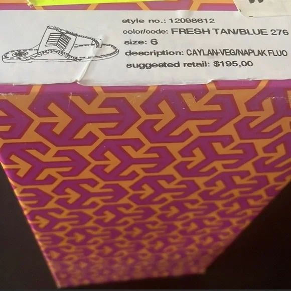 Tory Burch Caylan Leather Sandals Size 6 - Picture 5 of 5